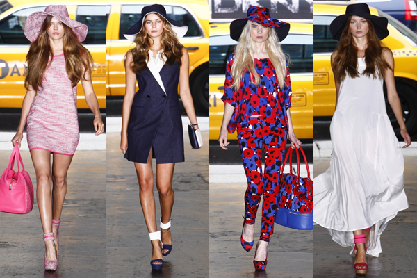 Женская коллекция одежды DKNY весна-лето 2012